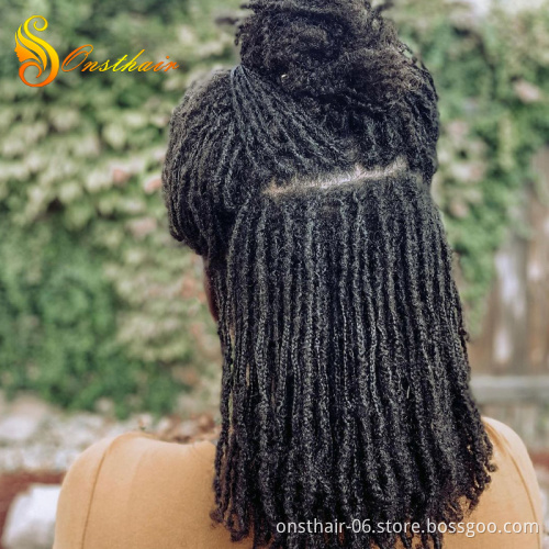 Sister Locks Afro Crochet Braids Color 20 Inch Blonde Brown Bug Synthetic Hair for Women Faux Locs Crochet Hair